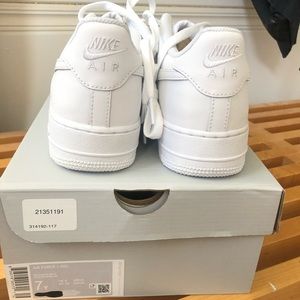 Nike Air Force 1. Size 7Y color white.